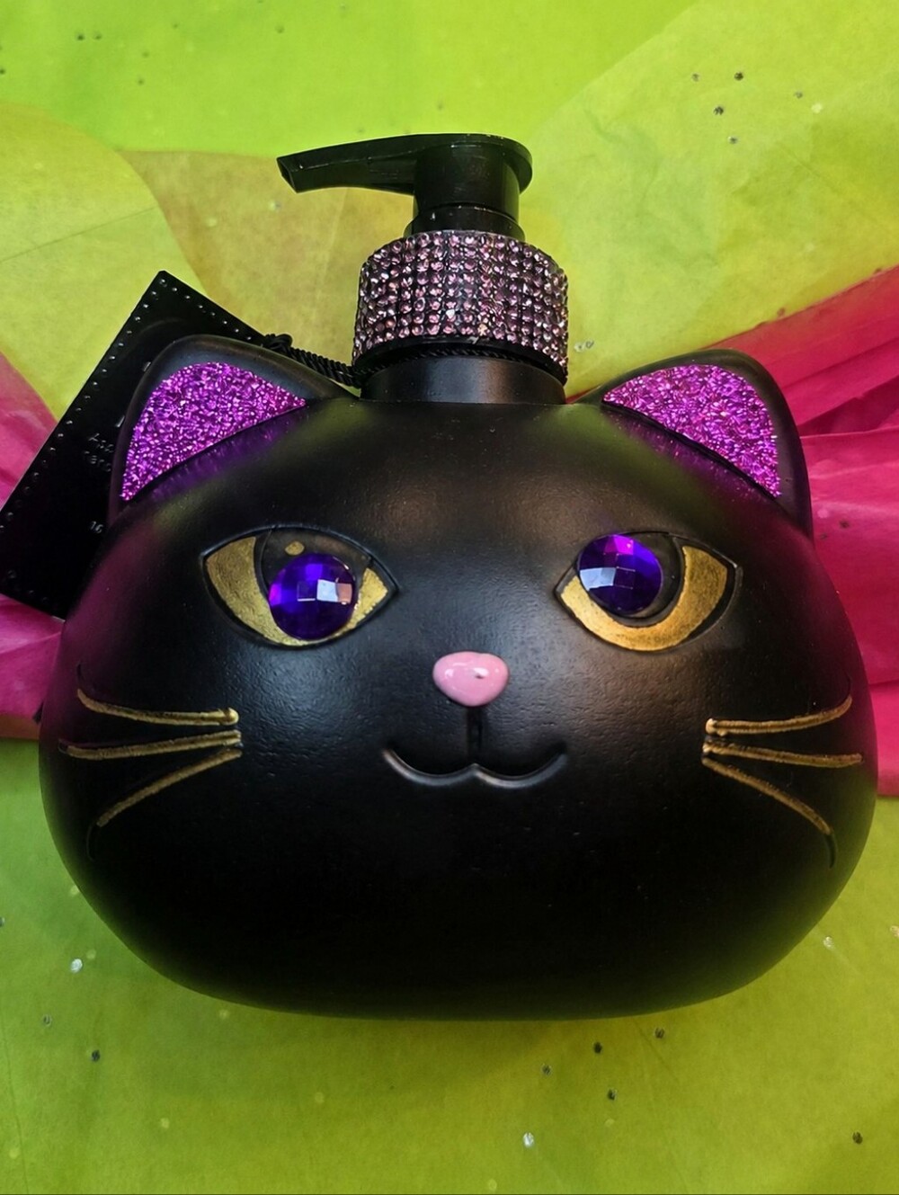 Bling Cat Body Prescriptions Black Cat With Rhinestones. Upgraded Hard To Find